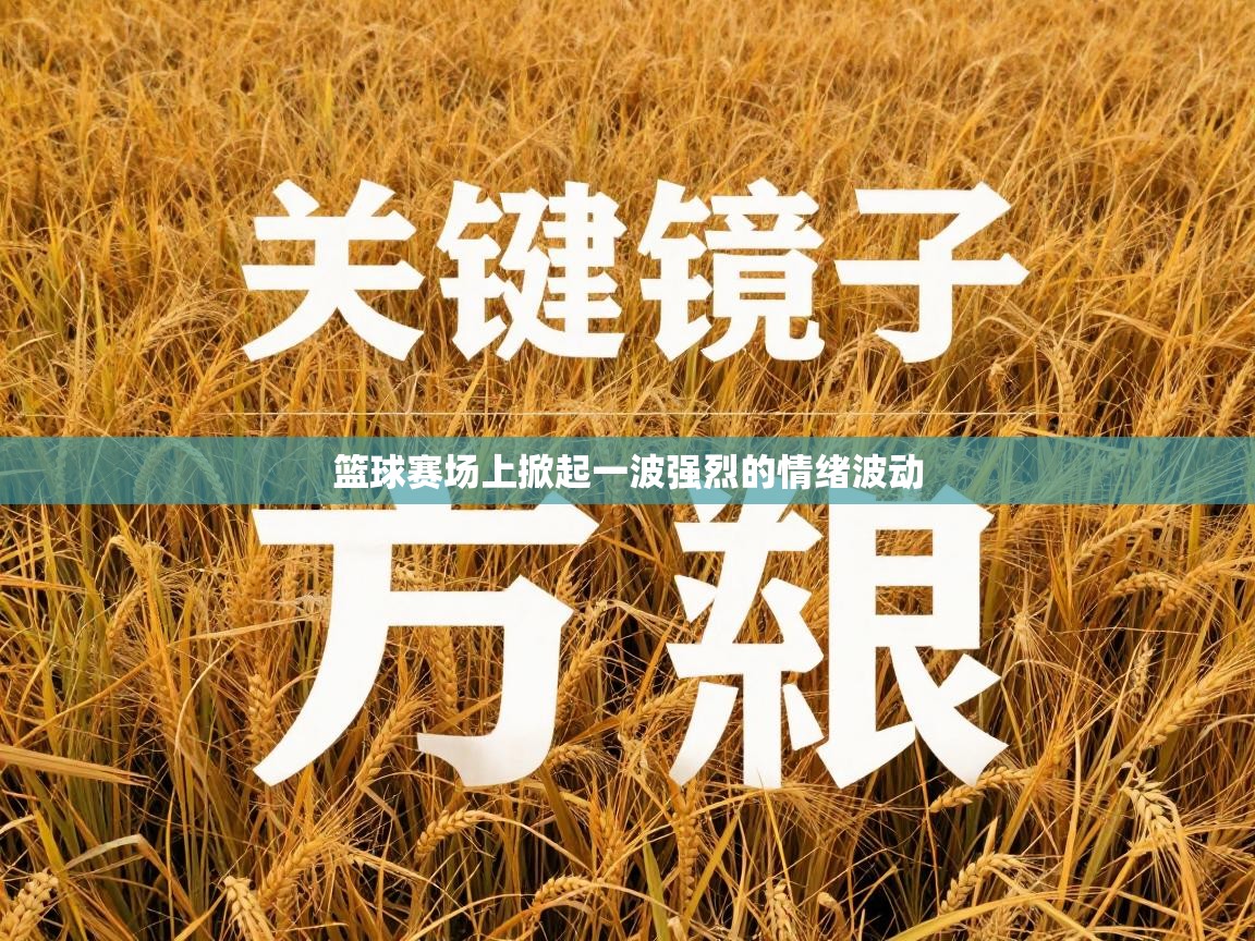 篮球赛场上掀起一波强烈的情绪波动  第2张